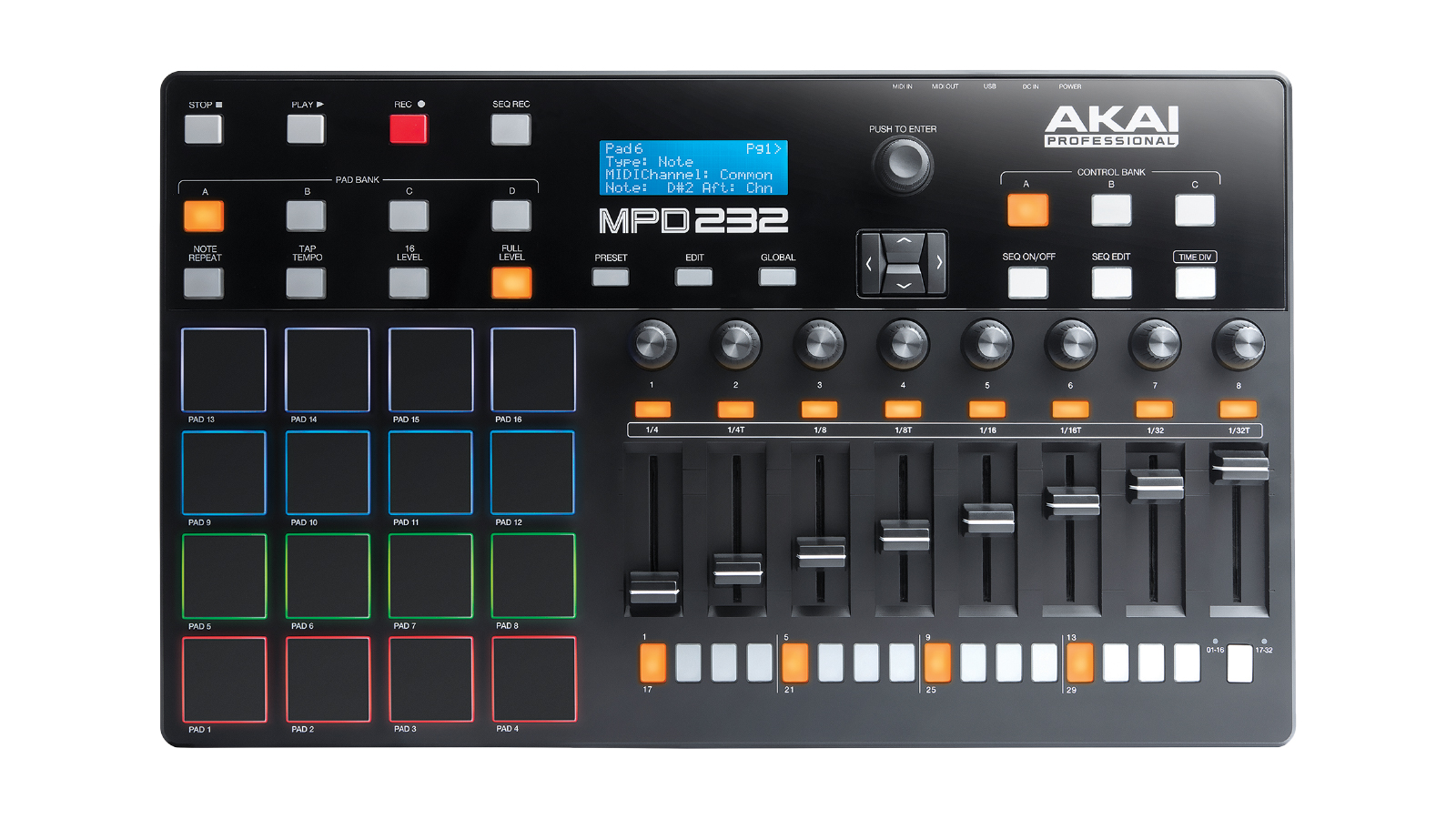 AKAI MPD232 - Feature-Packed, Highly Playable Pad Controller