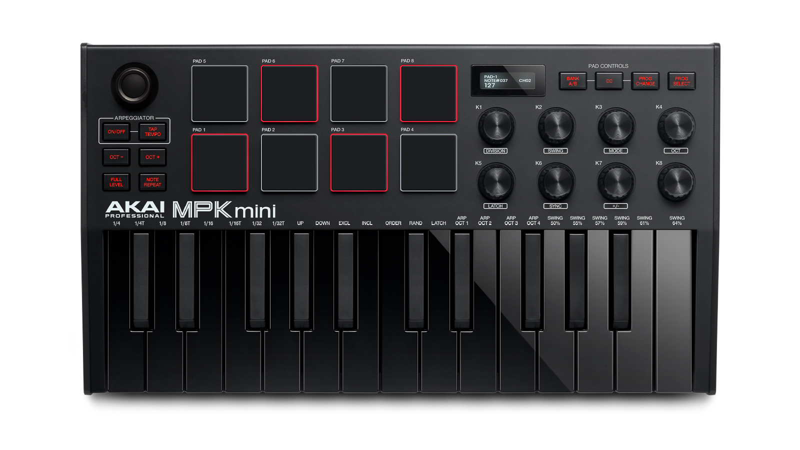 AKAI MPK Mini MK3 LE Black - Portable USB Keyboard