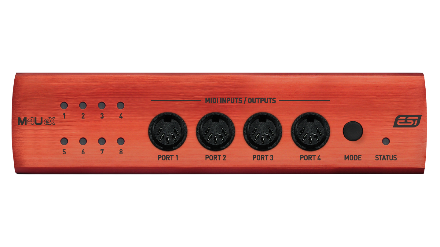ESI Audio M4U eX - interface MIDI USB 3.0 à 8 ports avec hub USB