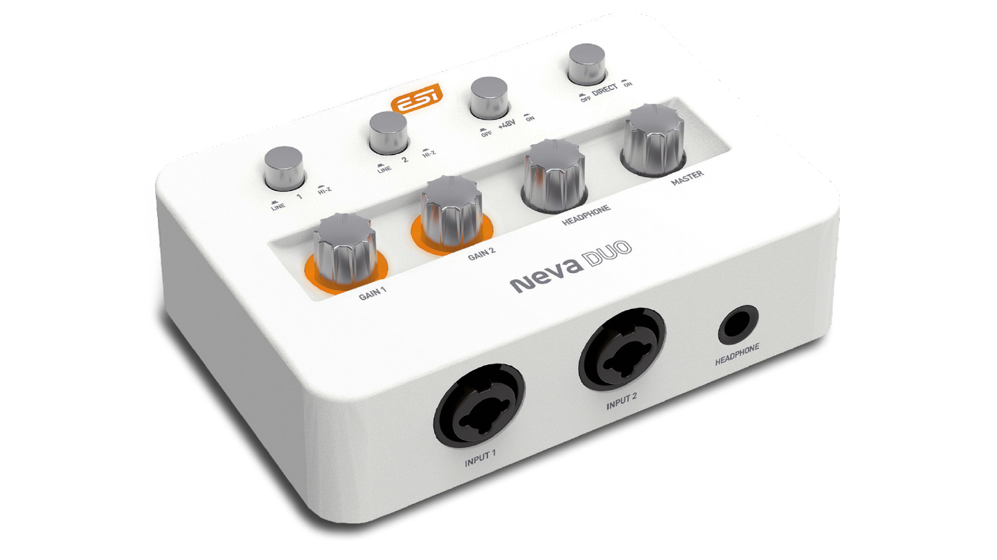Neva Duo - flexibles & portables 24-bit/192kHz USB-C Audio Interface.