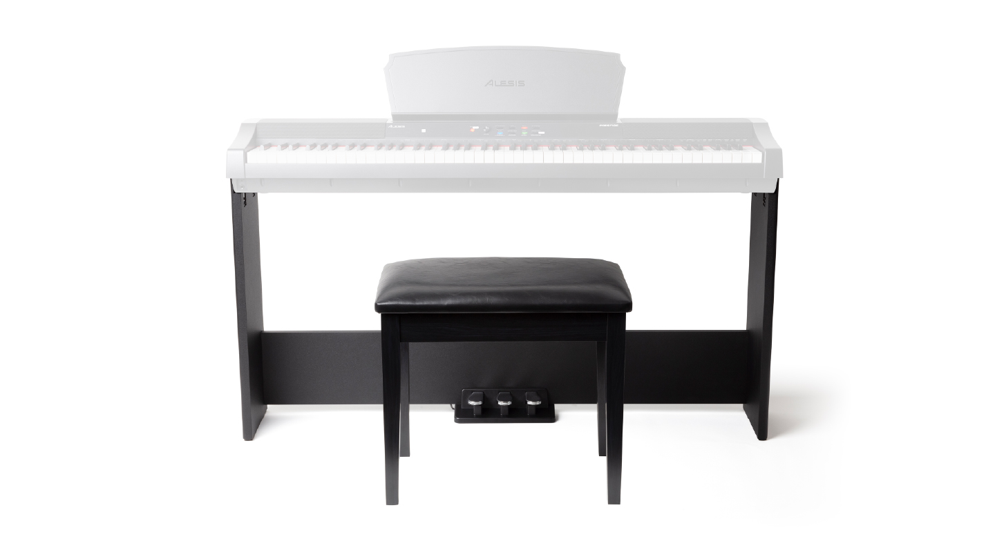 Wooden Piano Stand w/ 3 Pedals and Bench the Perfect Accompaniment to the Prestige Series and Recital