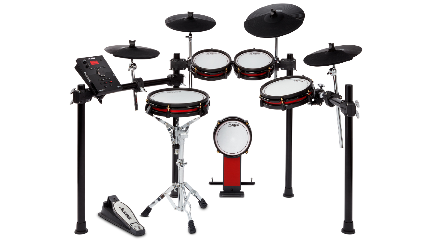 Premium 9-Piece Electronic Drum Kit with Mesh Heads