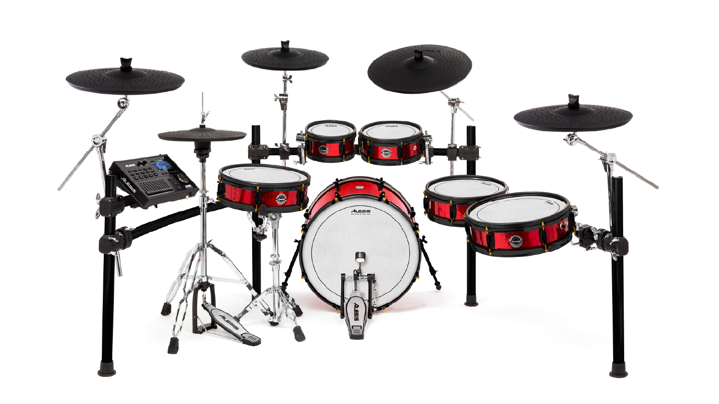 Premium 11-Piece Electronic Drum Kit with Mesh Heads