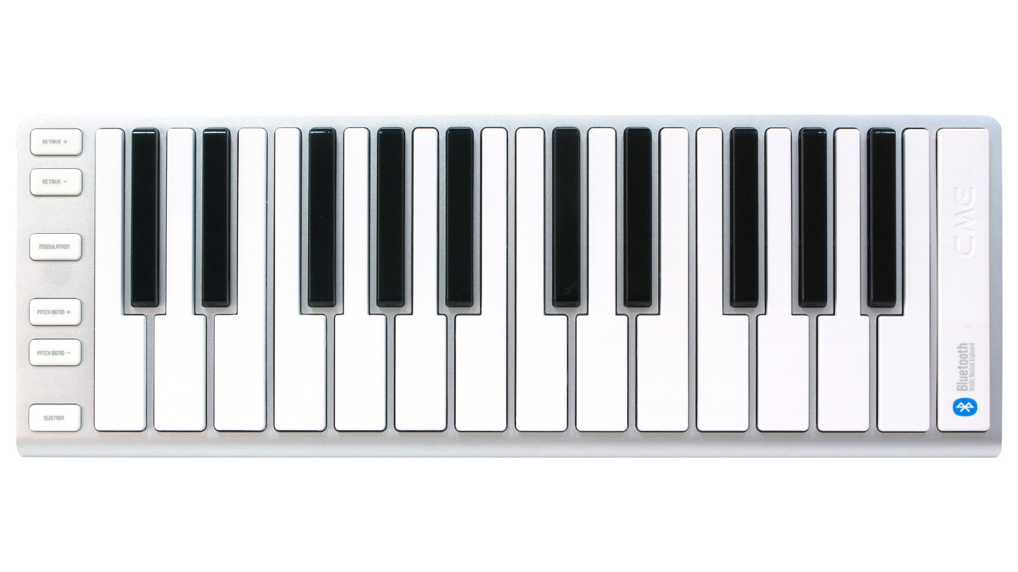 Low Latency Wireless Keyboard, ultra-thin, 25 full size keys with velocity