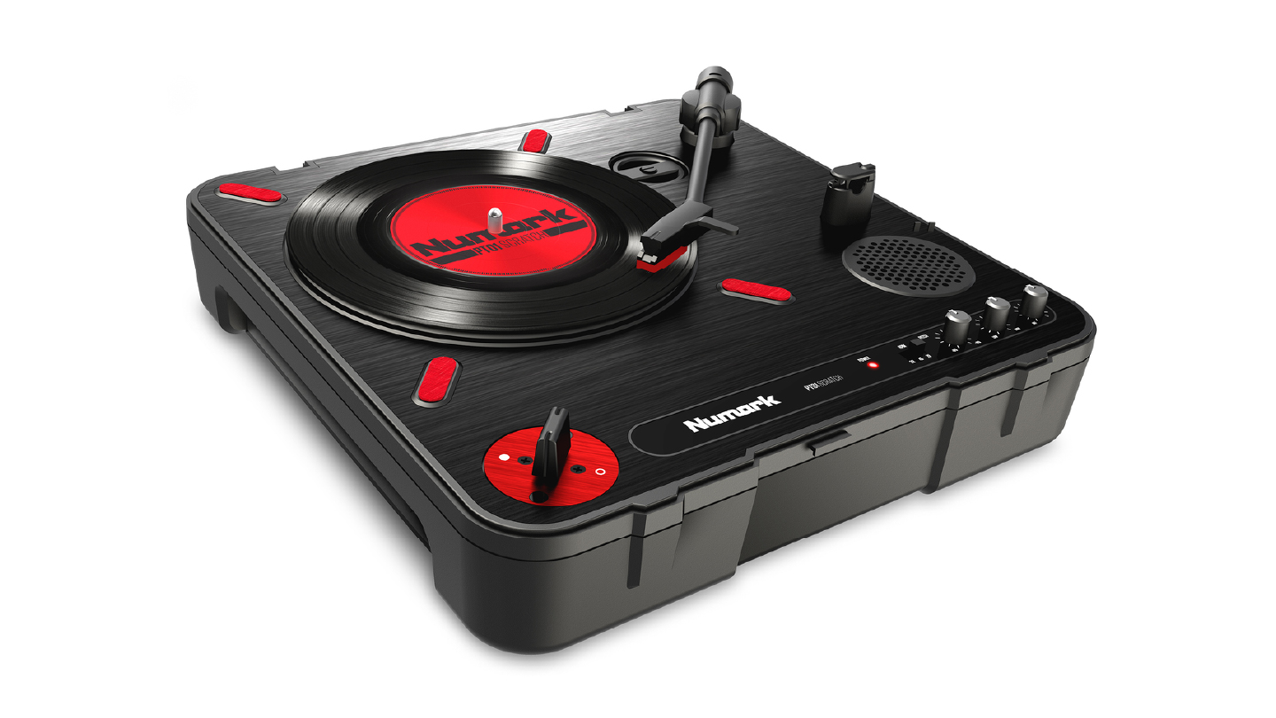 Portable Turntable with DJ Scratch Switch