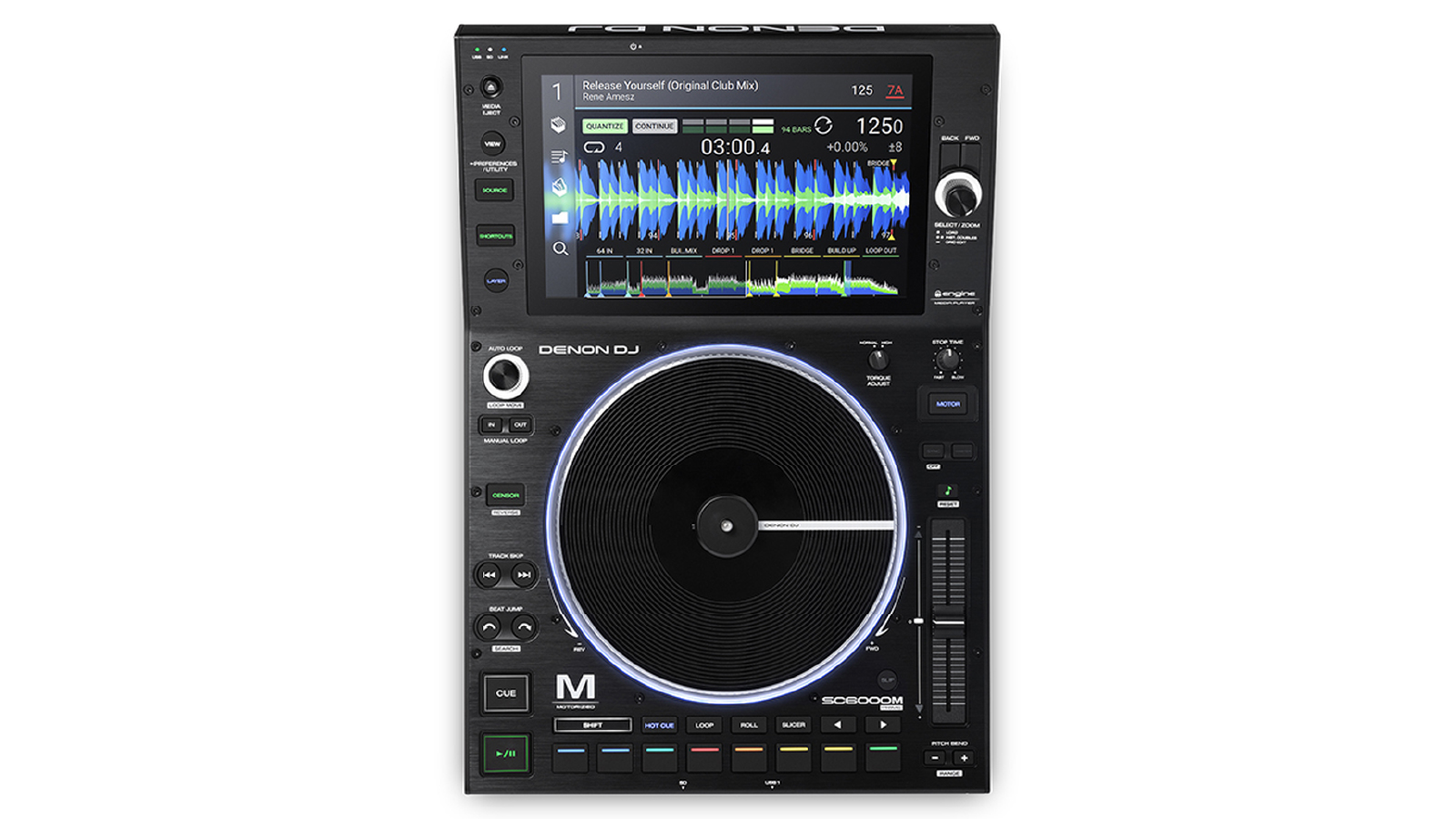 Professional DJ Media Player with 7" Multi-Touch Display