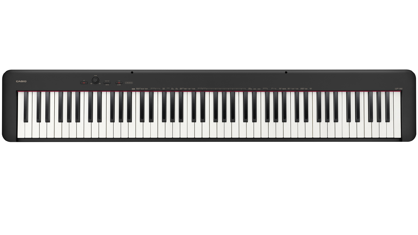 Scaled Hammer Action Keyboard, 10 sonorités, système de haut-parleurs 8W, adaptateur électrique inclus (fonctionne également avec 6 piles AA), support inclus avec pédale intégrée à 3 positions