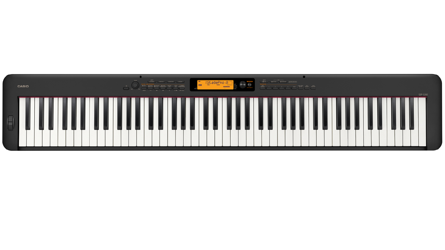 Scaled Hammer Action Keyboard, 700 Klangfarben, 200 Rhythmen, 8W Lautsprechersystem, inkl. Stromadapter (Betrieb auch mit 6 x AA-Batterien)