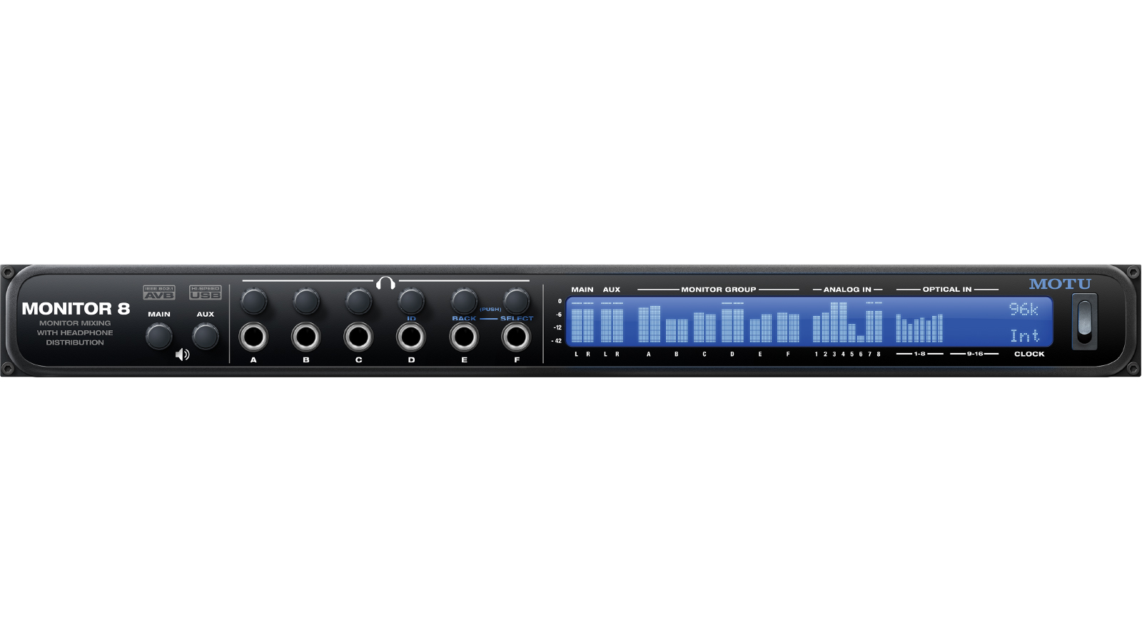 24x16x8 monitor mixer, 6-ch headphone amp with mixing/DSP