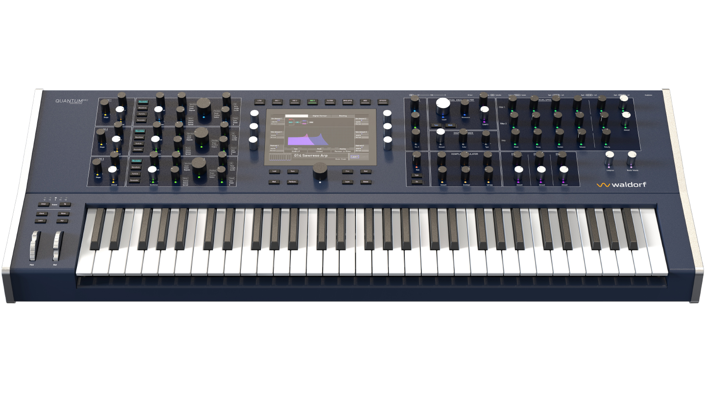 Ground breaking high-end digital & analog hybrid synthesizer with polyphonic Aftertouch