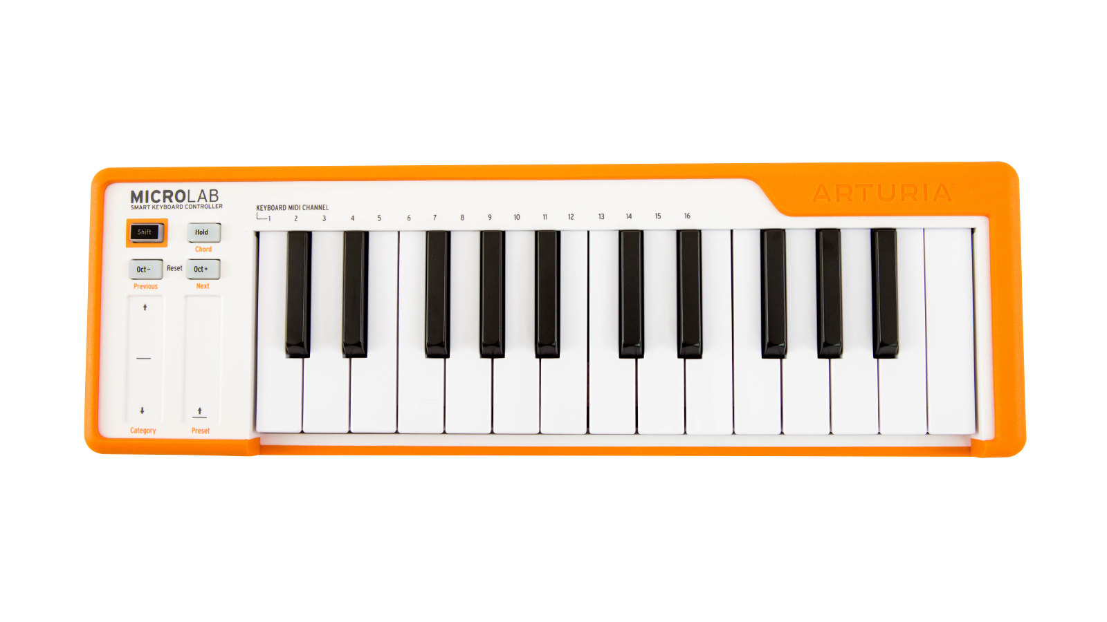 ARTURIA MicroLab Orange - Tiny, Smart Controller Keyboard
